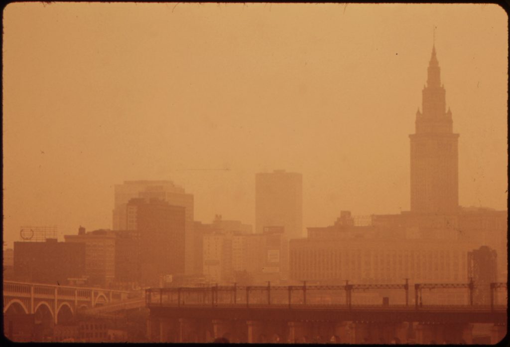 Government-mandated emissions laxity ensuring clear skies over Cleveland